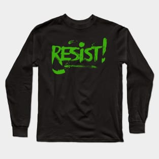 RESIST GRAFFITI SET DESIGN Long Sleeve T-Shirt